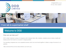 Tablet Screenshot of dddgroup.co.uk